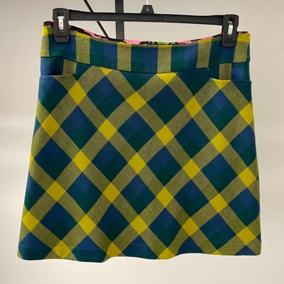 SALE! DEMA (San Francisco) 100% Wool, A-Line Mini Skirt, Lined, Pockets~Sz L - Picture 9 of 9